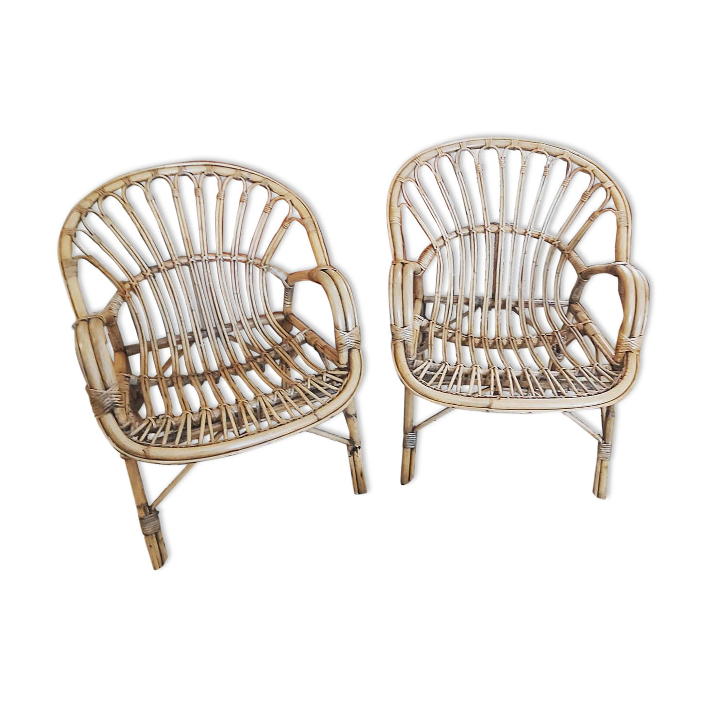 Vintage rattan chairs