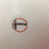 Set of 6 hollow plates "lourioux foëcy"