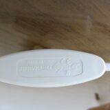 Italian "shell" lamp in cracked ceramic from the 70s and 80s