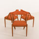 Kai Kristiansen chairs model 31, set of 3, Denmark 1960s