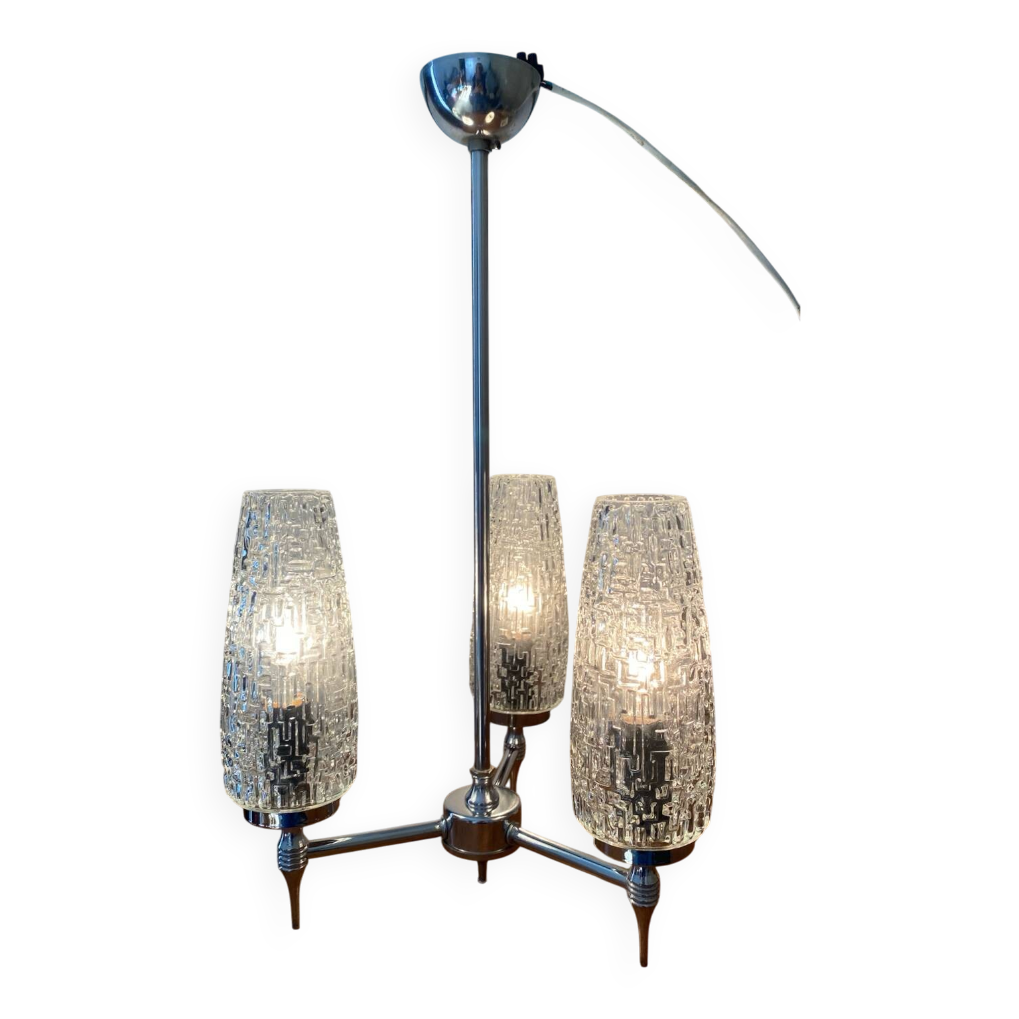 3-light chandelier