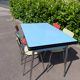 Vintage 70s Formica chair with table