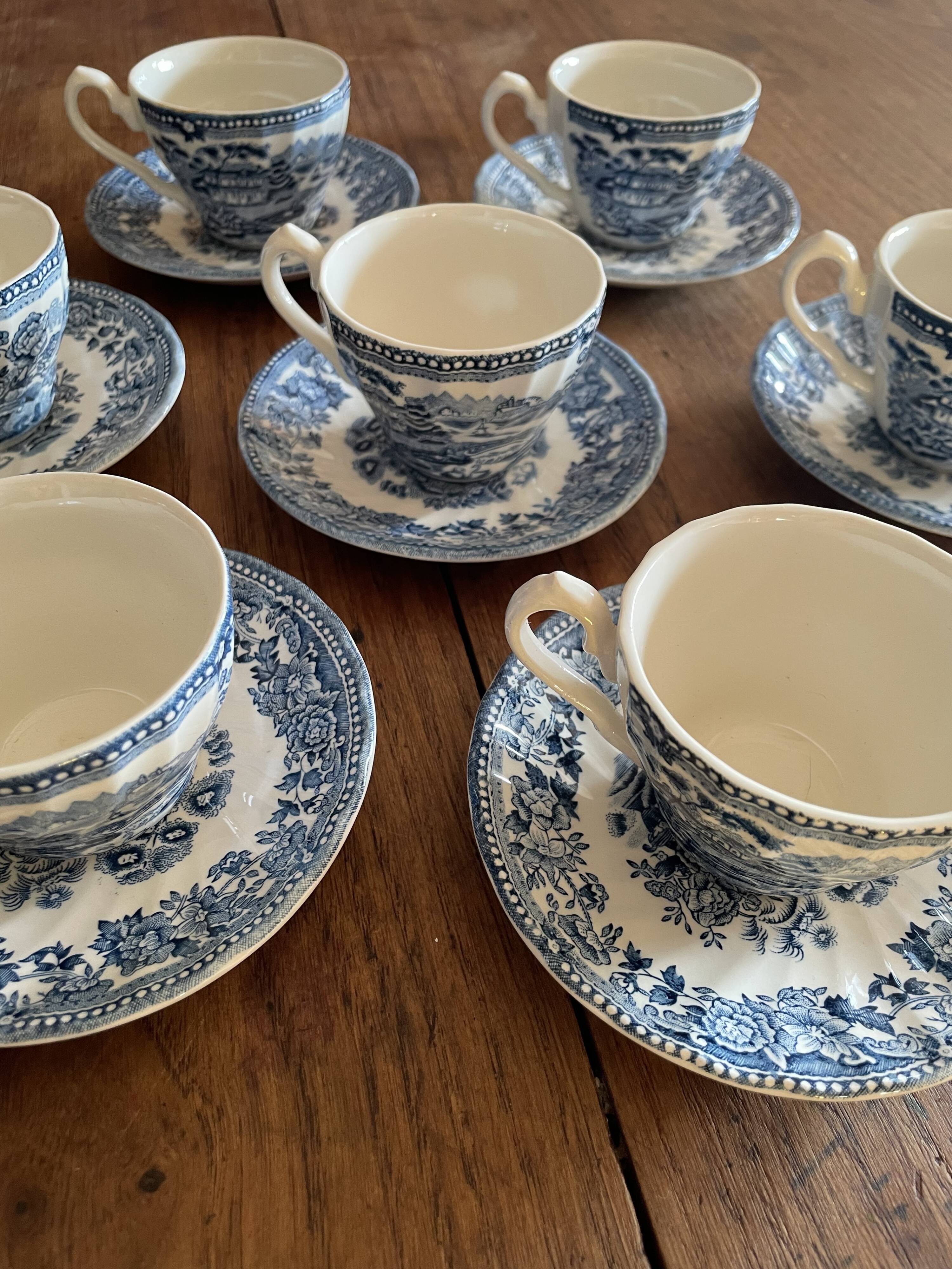 Service à café anglais Staffordshire