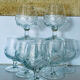 8 stemmed glasses for cognac