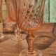 Six verres à pied rosaline d'arcoroc luminarc