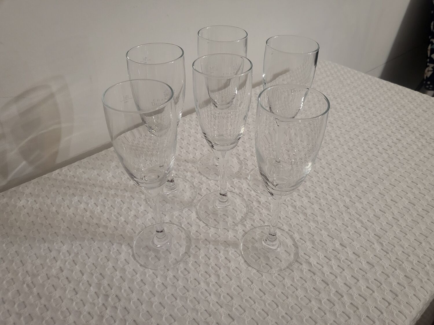 Set of 6 flutes Champagne Duval-Leroy