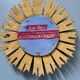 Vintage 1960s golden sun mirror