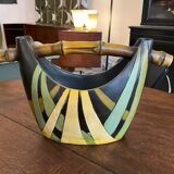 Basket shaped vase
