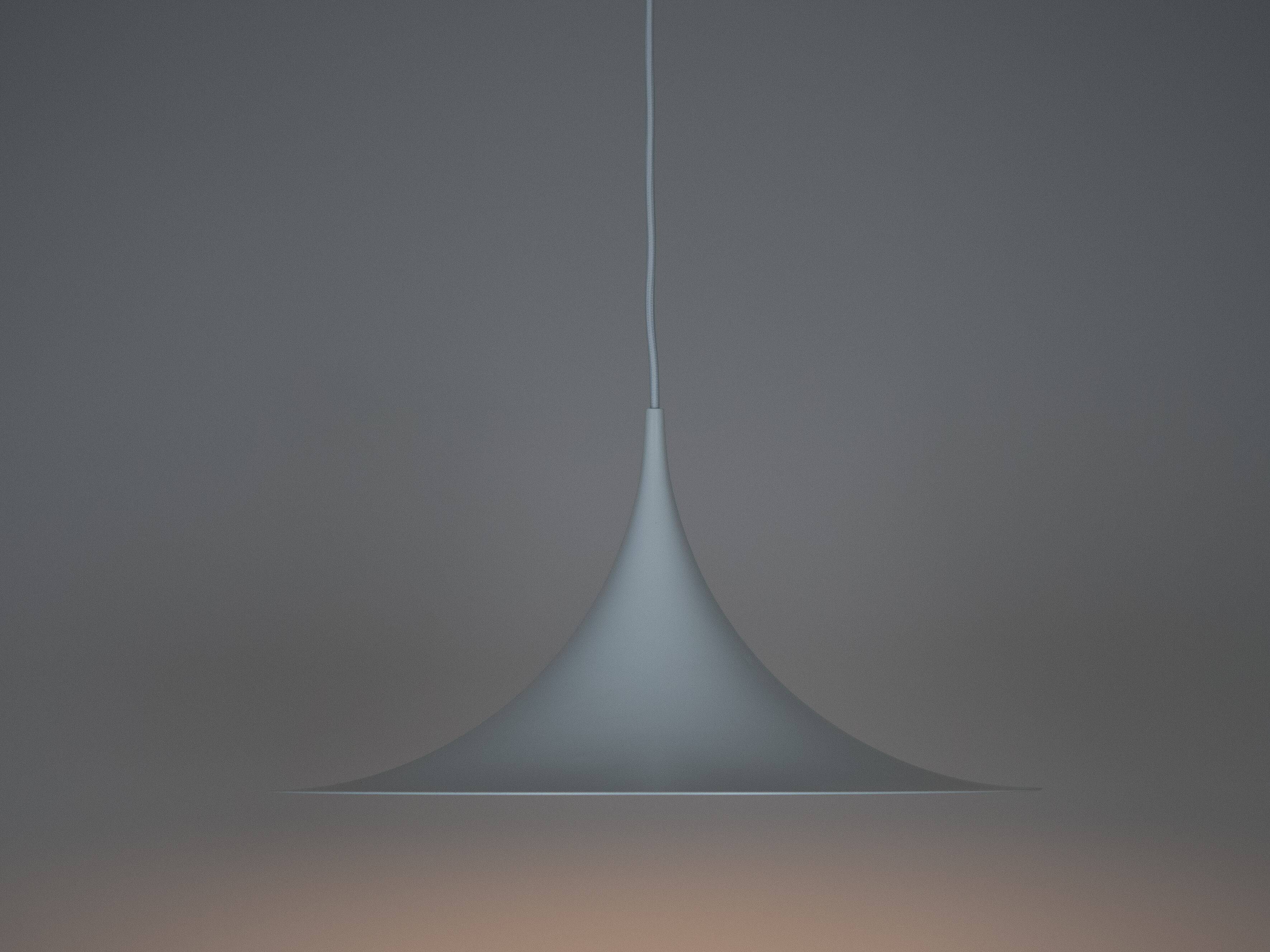 Danish vintage pendant lamp Semi by Bonderup and Thorup, 1968