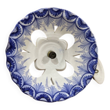Vintage ceramic flower pattern pendant light