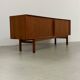 Danish teak tambour door Sideboard by Bernt Petersen 60s