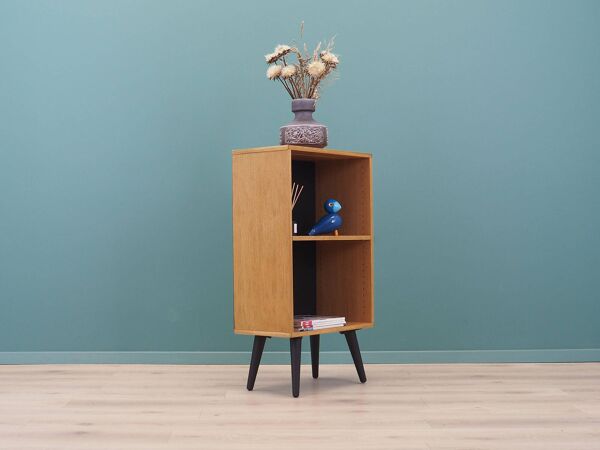 Bibliothèque en frêne, design danois, années 1970, production : System B8
