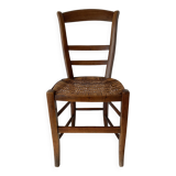 Rattan cane wooden chair