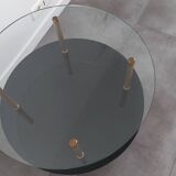 Glass coffee table