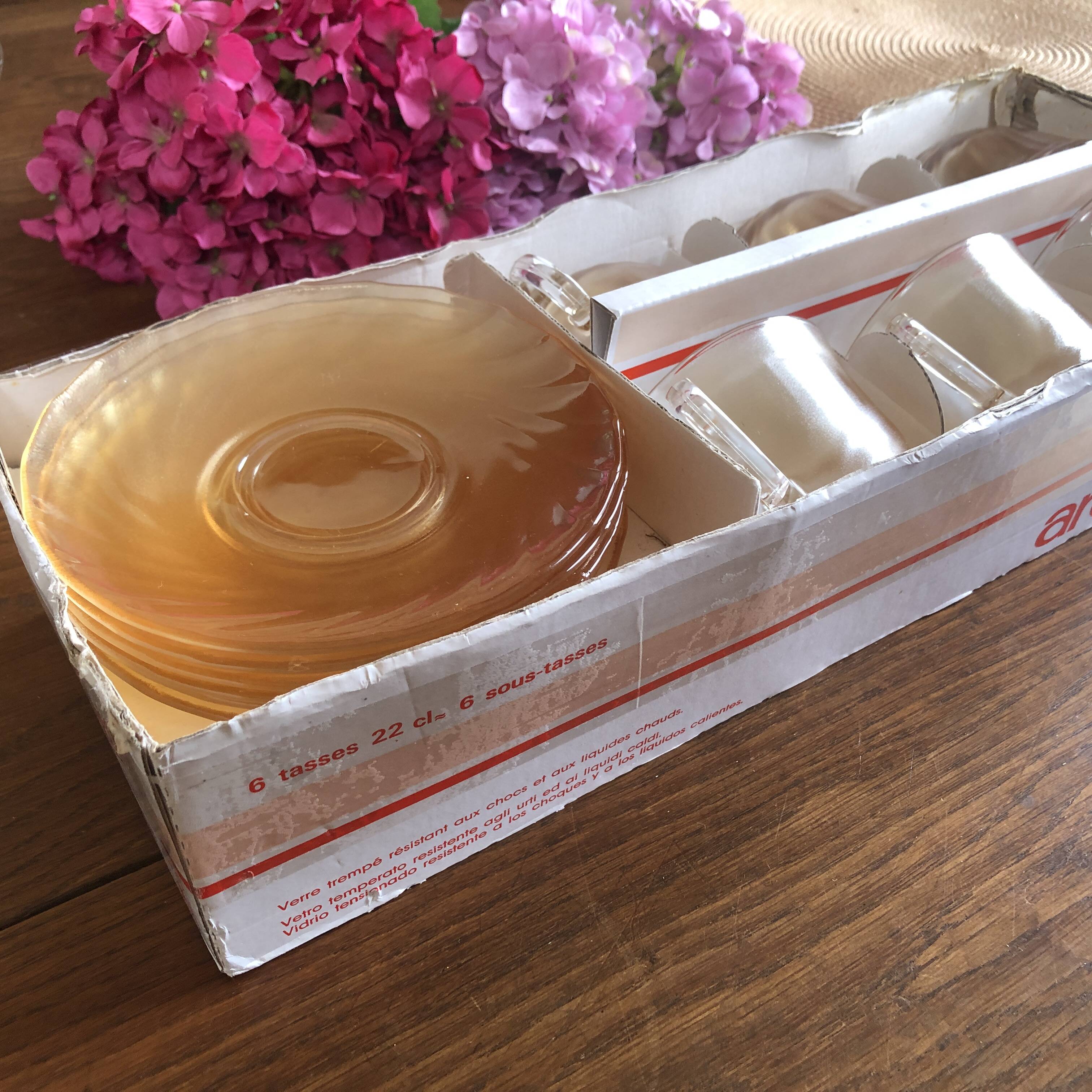 Lot de 6 tasses Arcoroc 60/70