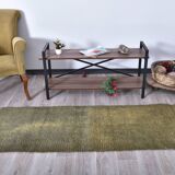 Green Berber Runner Rug 66x209Cm SK 241302