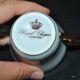 Vintage Limoges porcelain coffee cup ROYAL CHAPUS 1970