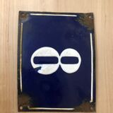Enamelled plate number 8