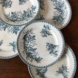 Lot 6 flat plates iron earth Thistle