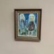Original Swedish Oil on Canvas – “Friends” by A. Wickgren – Vintage & Framed
