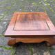 Small opium table, pot holder, teak, vintage