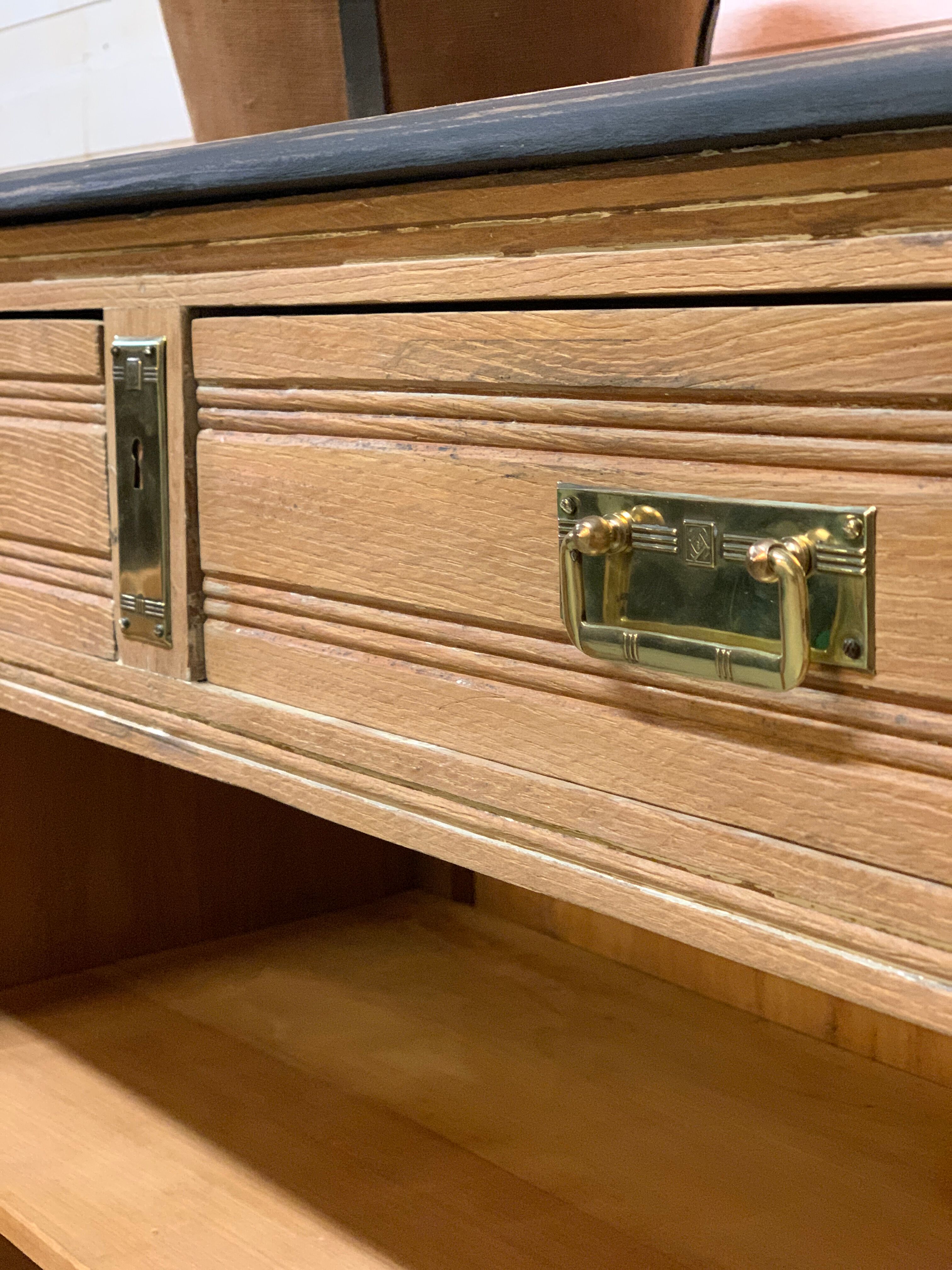 Parisian oak buffet patinated 1940