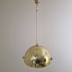 Adjustable Brass "Dome" Pendant Light by Vereinigte Werkstätten München 60s