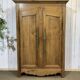 19th-century country wardrobe in blonde chestnut.