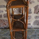 70s bamboo rattan