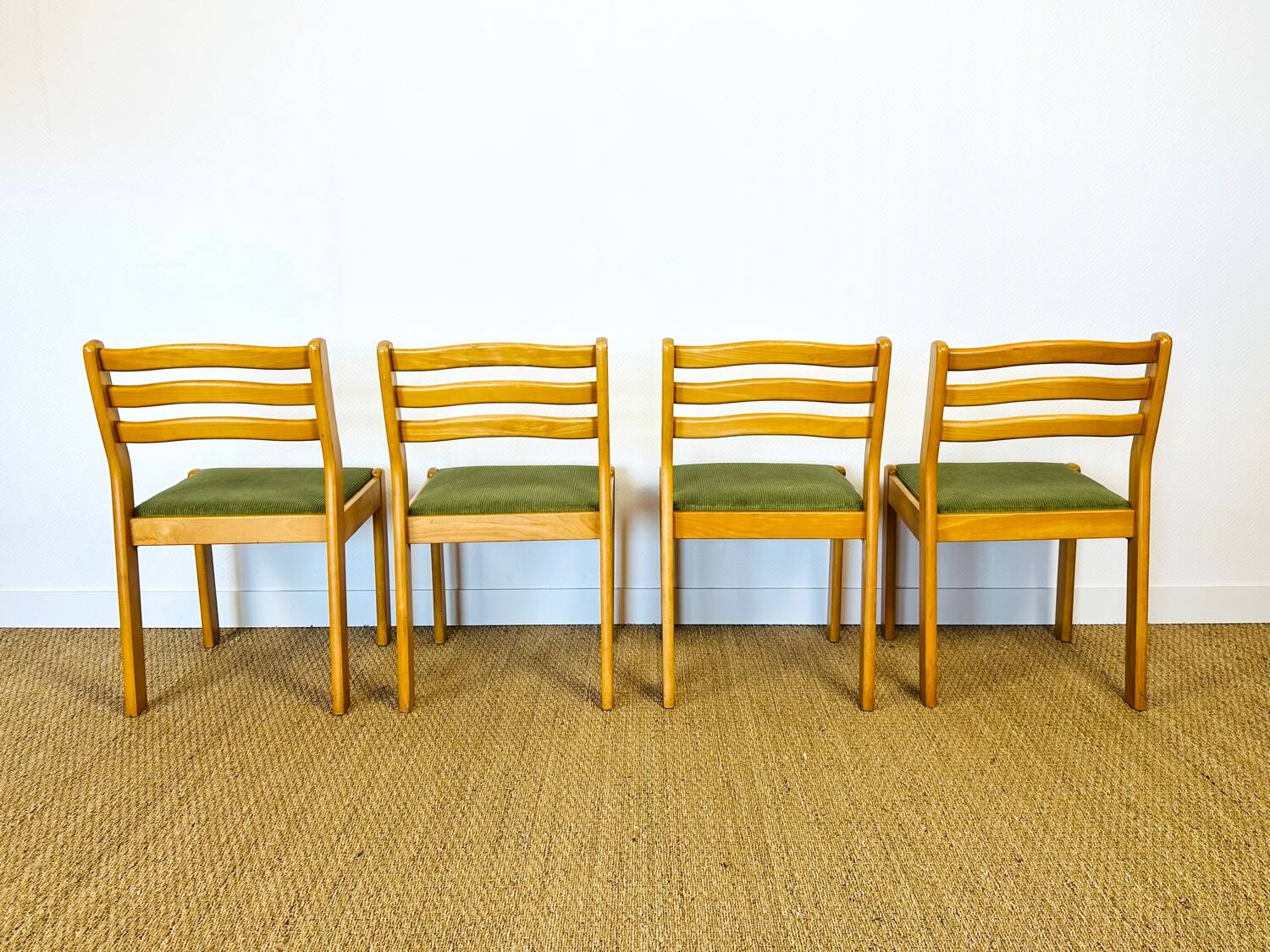 4 vintage Scandinavian chairs from the 1960s