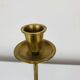 Vintage gold brass angel candle holder
