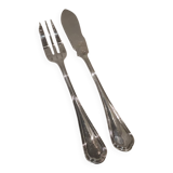 2-piece silver-plated hors d'oeuvre set by Christofle Spatours