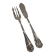 2-piece silver-plated hors d'oeuvre set by Christofle Spatours