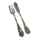2-piece silver-plated hors d'oeuvre set by Christofle Spatours