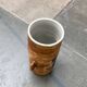 Brutalist mid-century studio pottery vase from La Poterie De La Colombe, 1960s.