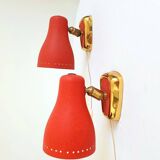 Pair of Lunel wall lights 1960