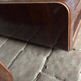 Orion turntable from the 1950s, brown wood and plastic, AL 101 Budapest platter.