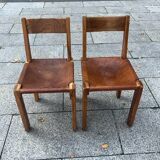 Pair of PIERRE CHAPO Chairs Model S24