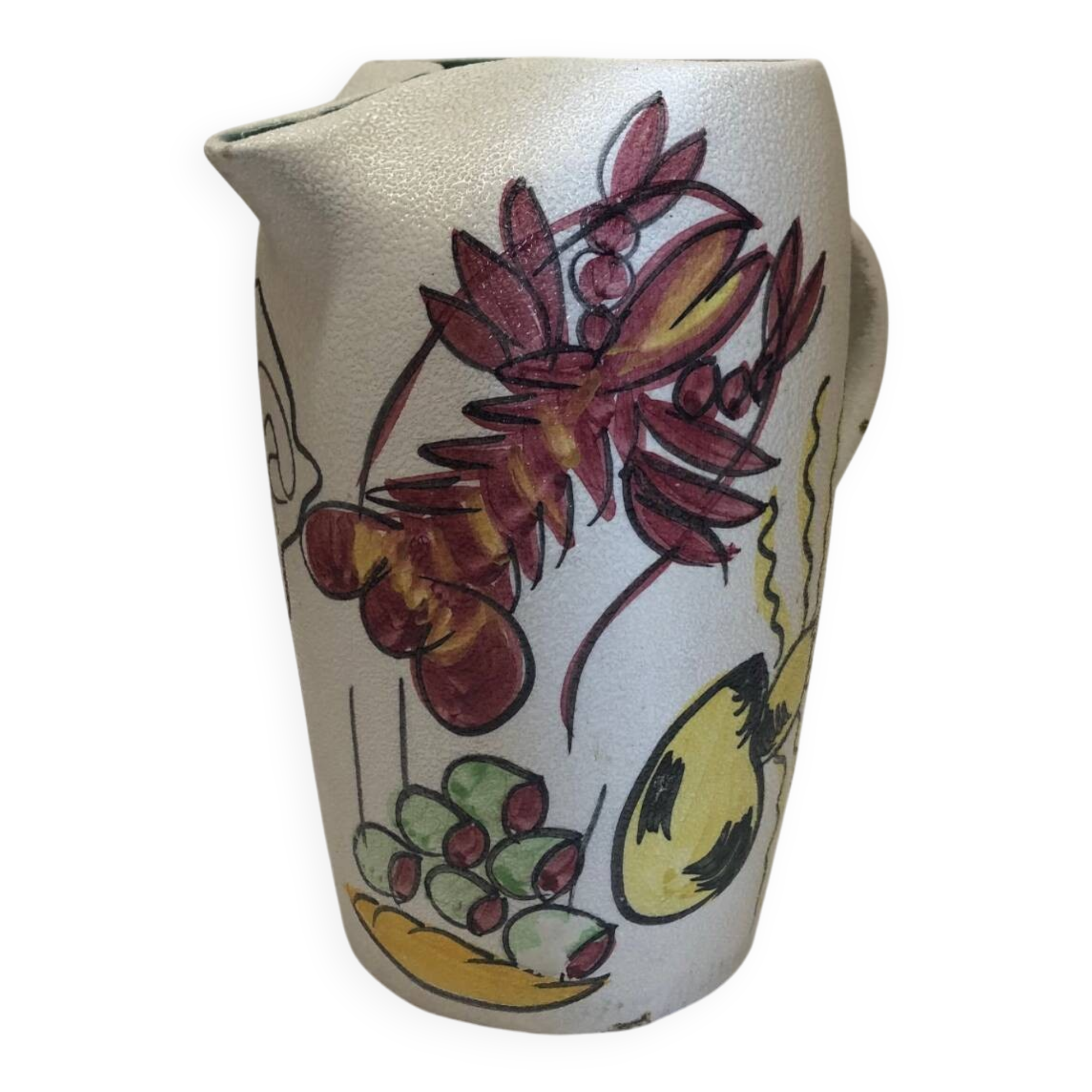 Spanish sangria pitcher with lobster decoration