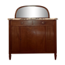 Buffet vintage plateau marbre et miroir