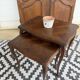 2 nesting tables in wood - Louis XV style