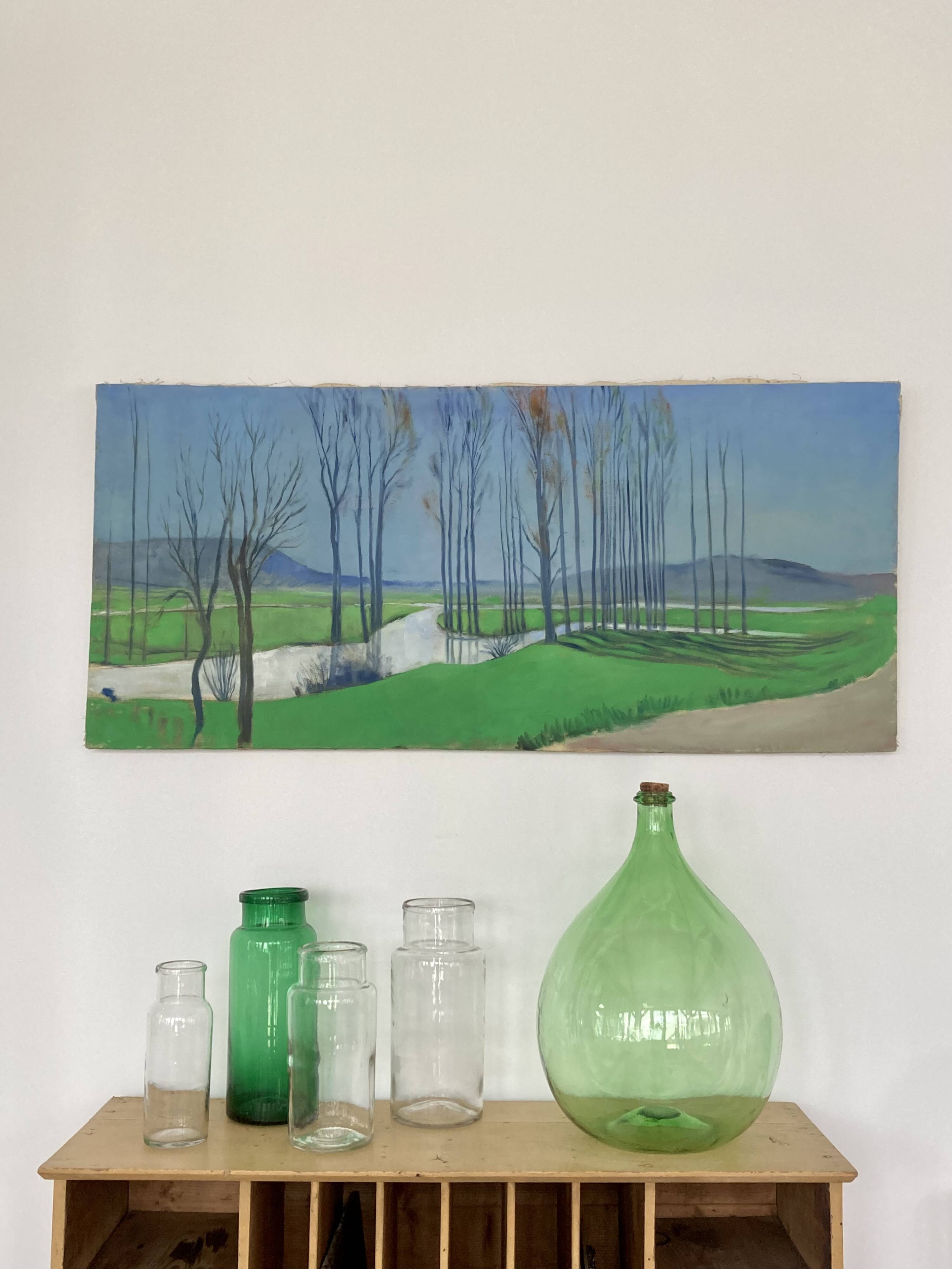Large landscape on canvas 1.25m x 0.57m