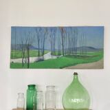 Large landscape on canvas 1.25m x 0.57m