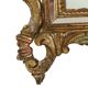 Classic Italian Gilt Crested Mirror by La Barge, 100 cm