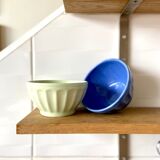 2 enamelled ceramic bowls