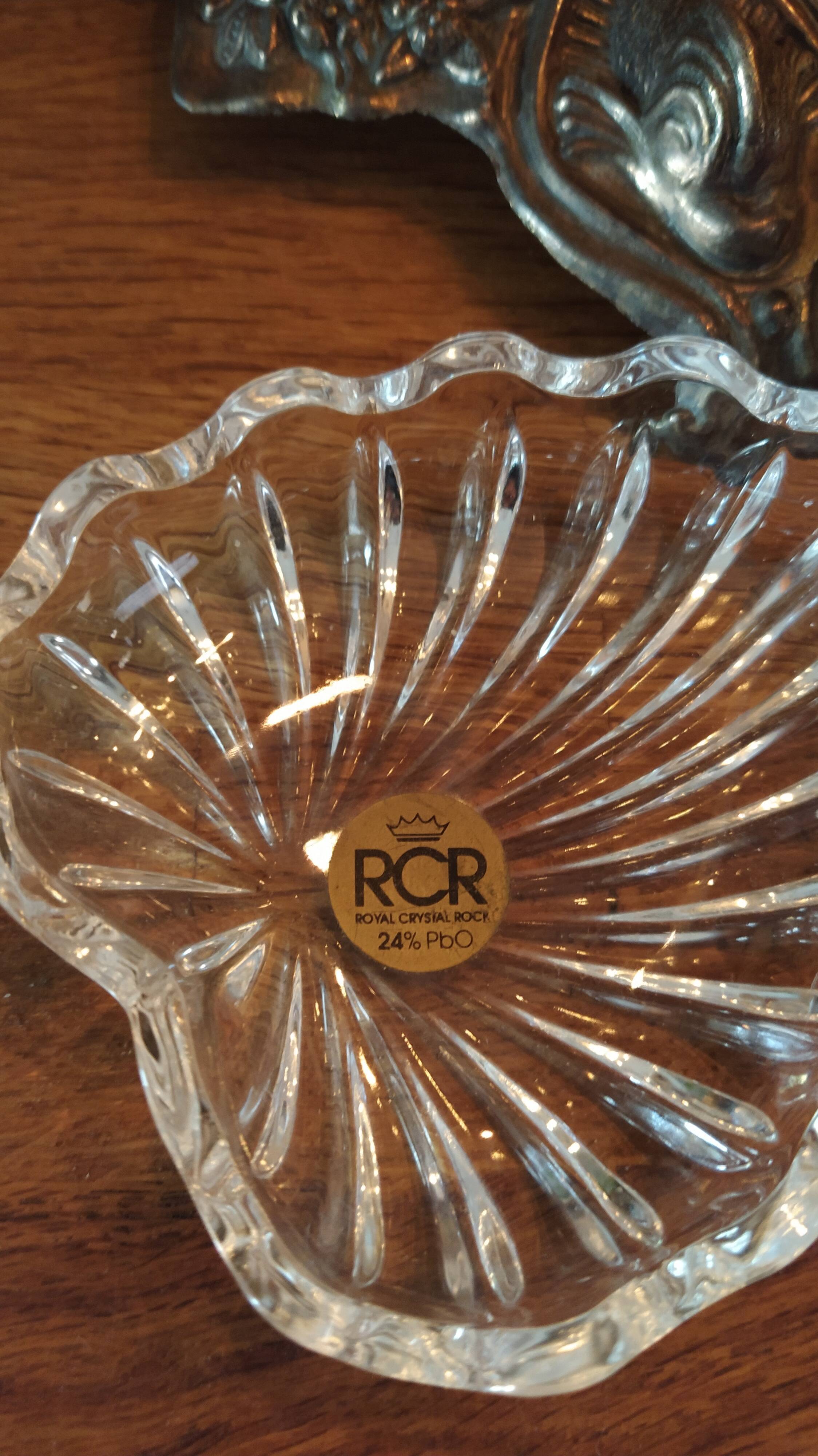 Crystal heart jewelry box