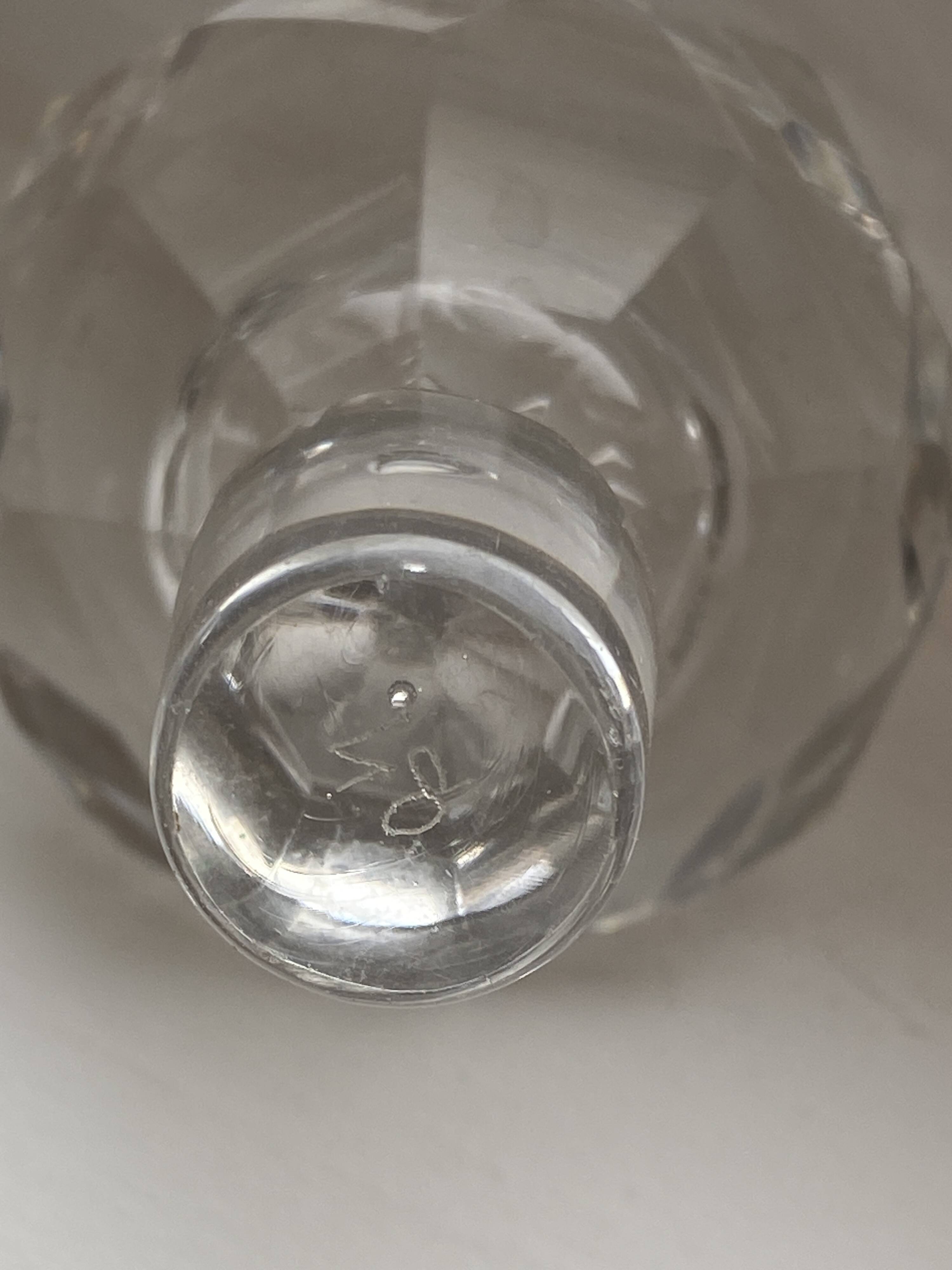 BACCARAT HARCOURT authentic 19th century crystal decanter