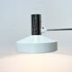 Mid-Century Modern German Minimalist White and Chrome Table Lamp from Kaiser Leuchten, 1960s