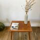 Table basse scandinave en bois années 50-60