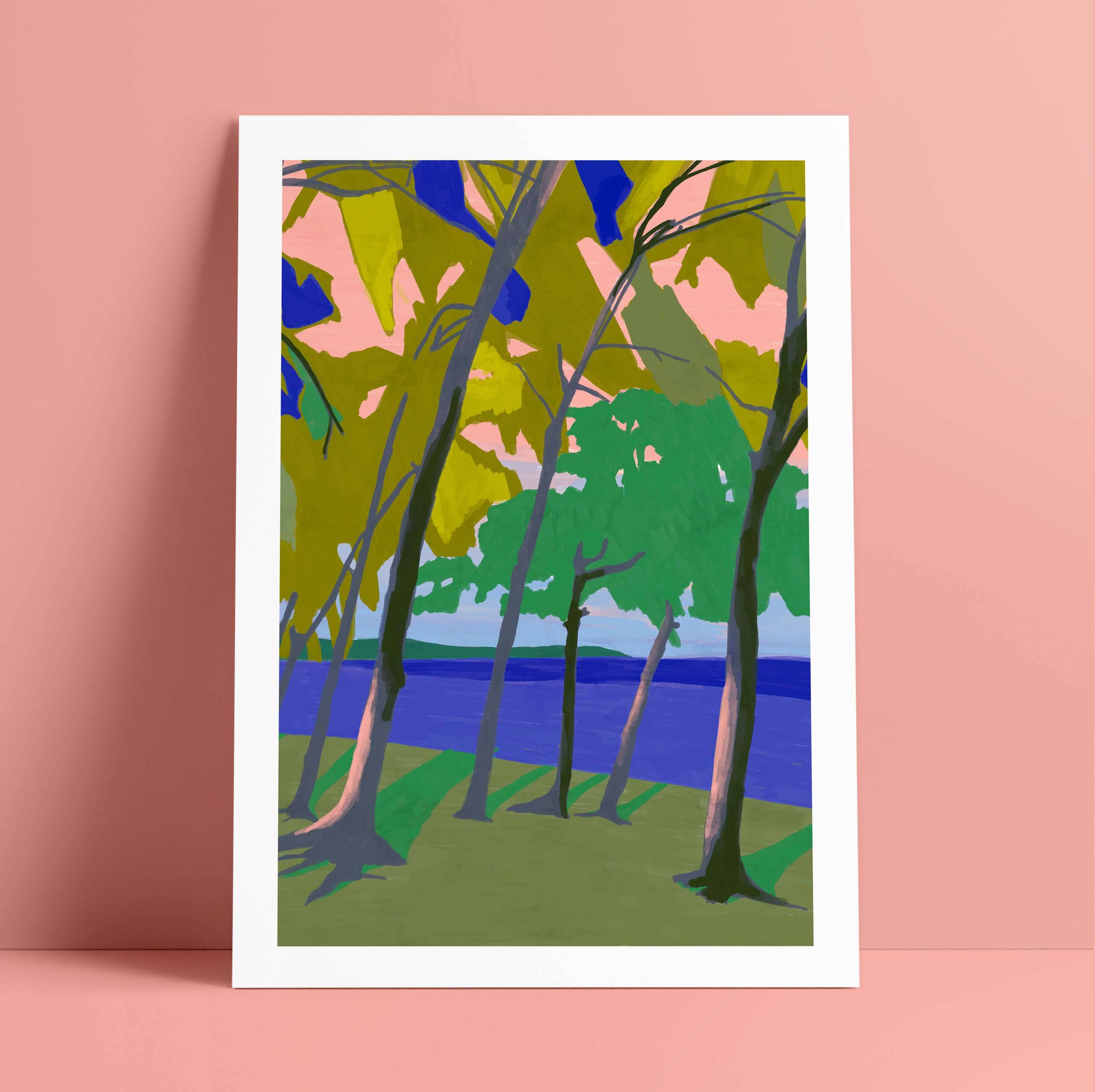 Mont Choisy - limited edition art print (a3)